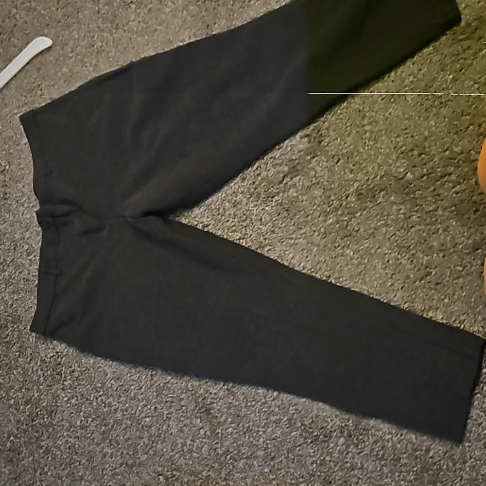 Mario serrani  xl dark Grey dressy stretchy cropped pants